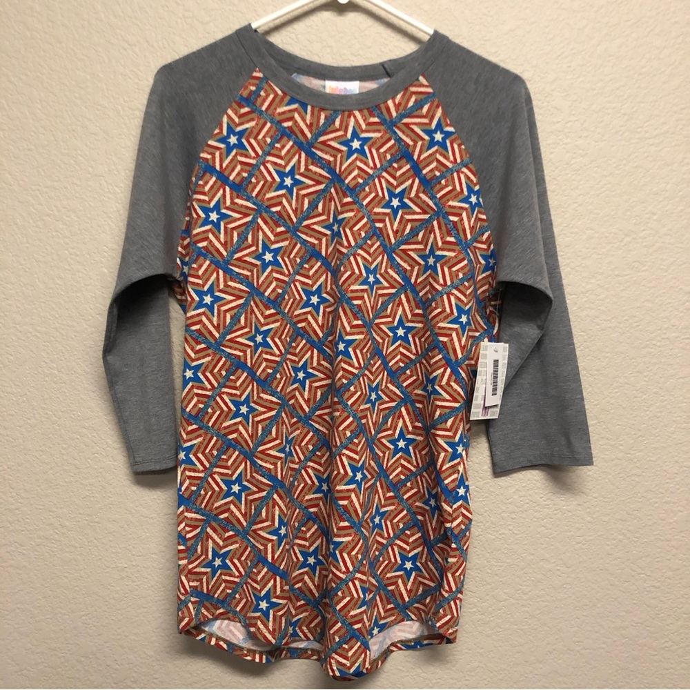 LuLaRoe Star Randy shirt NWT 3/4 Sleeves Women’s Size Medium